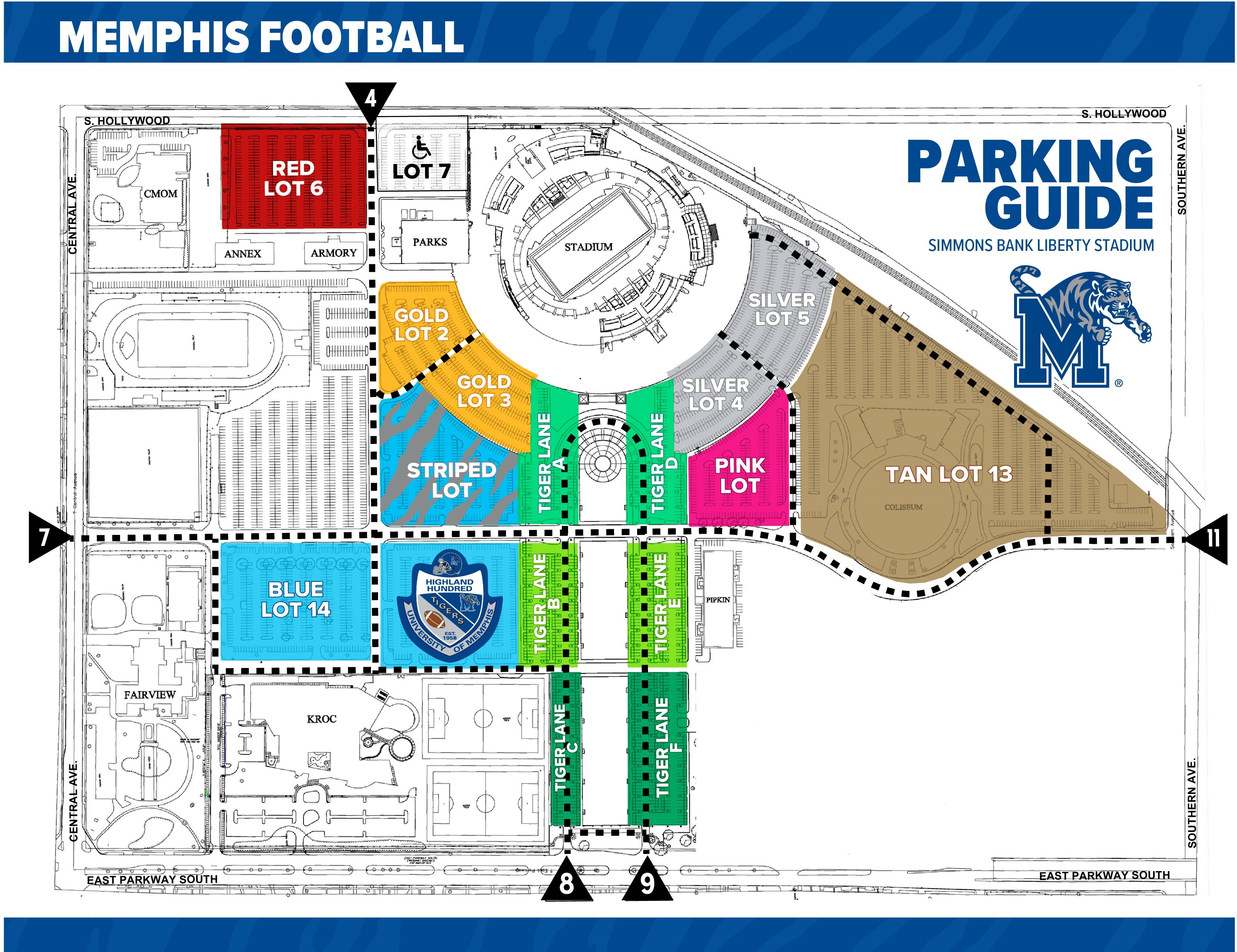 2025 FB Parking Map